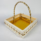 Handmade Square Gift Basket made with White Strap – Versatile Gifting Solution