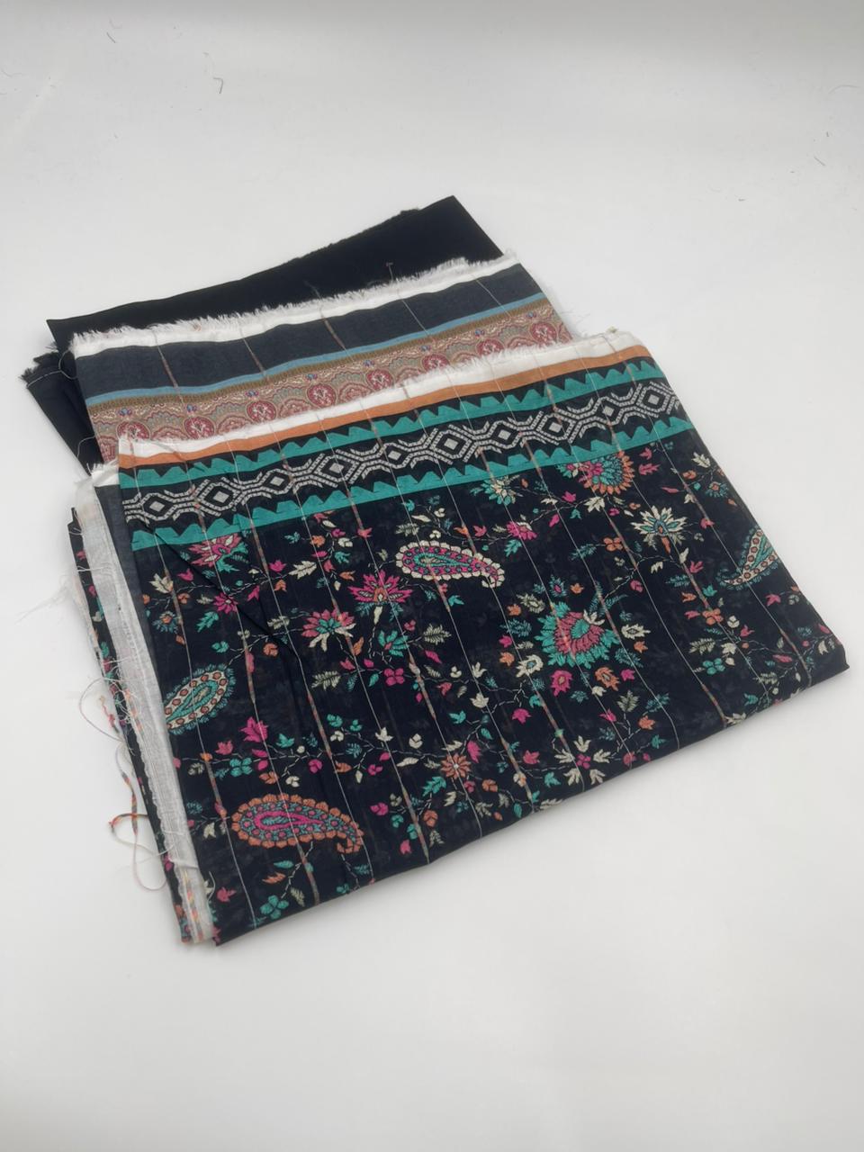 THREE PIECE PRINTED LAWN BRANDS LEFT OVER