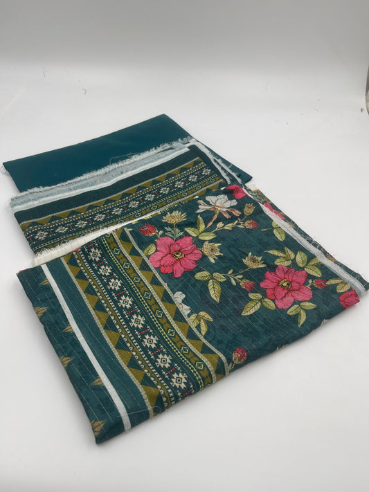 THREE PIECE PRINTED LAWN BRANDS LEFT OVER