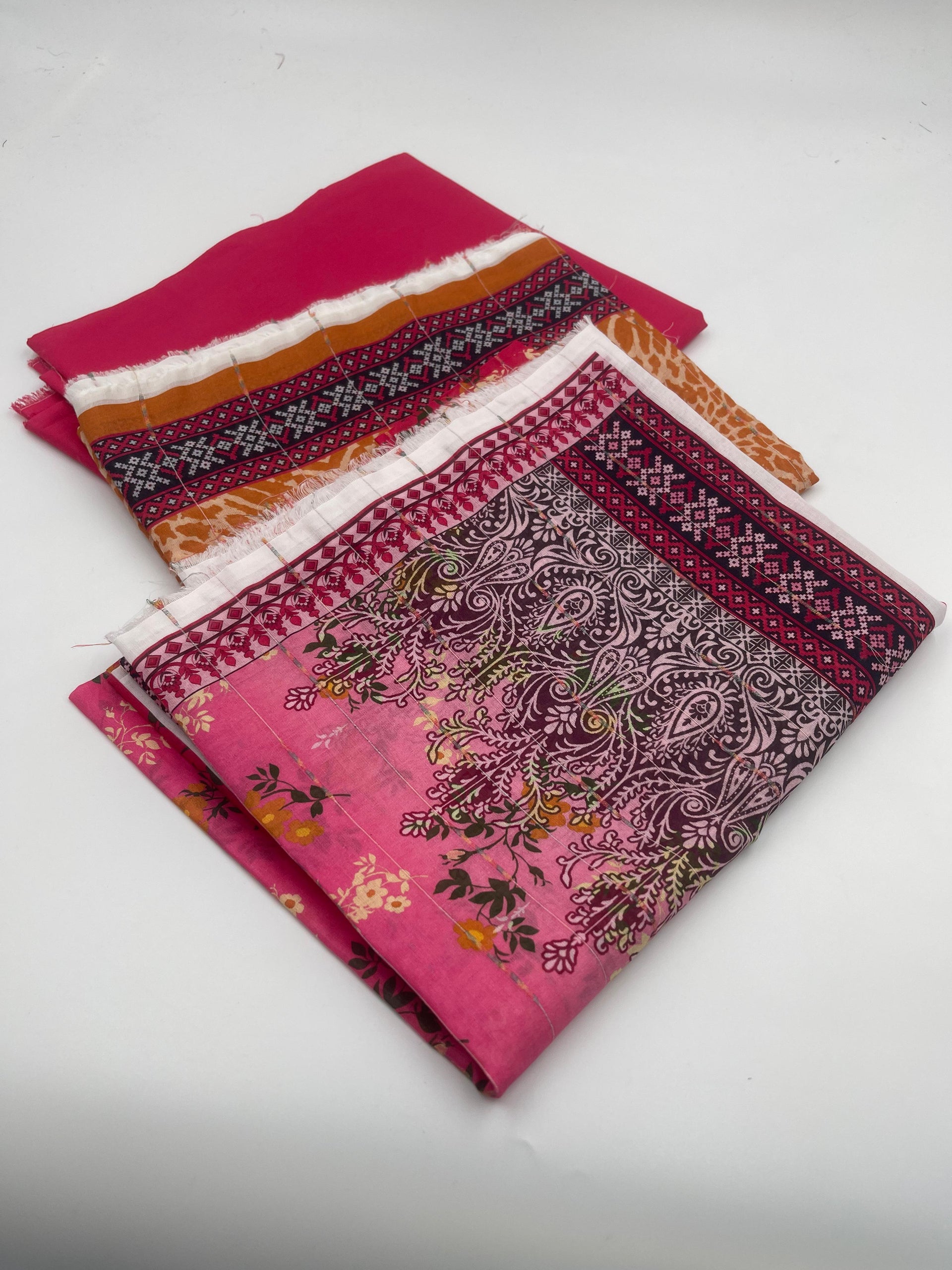 THREE PIECE PRINTED LAWN BRANDS LEFT OVER
