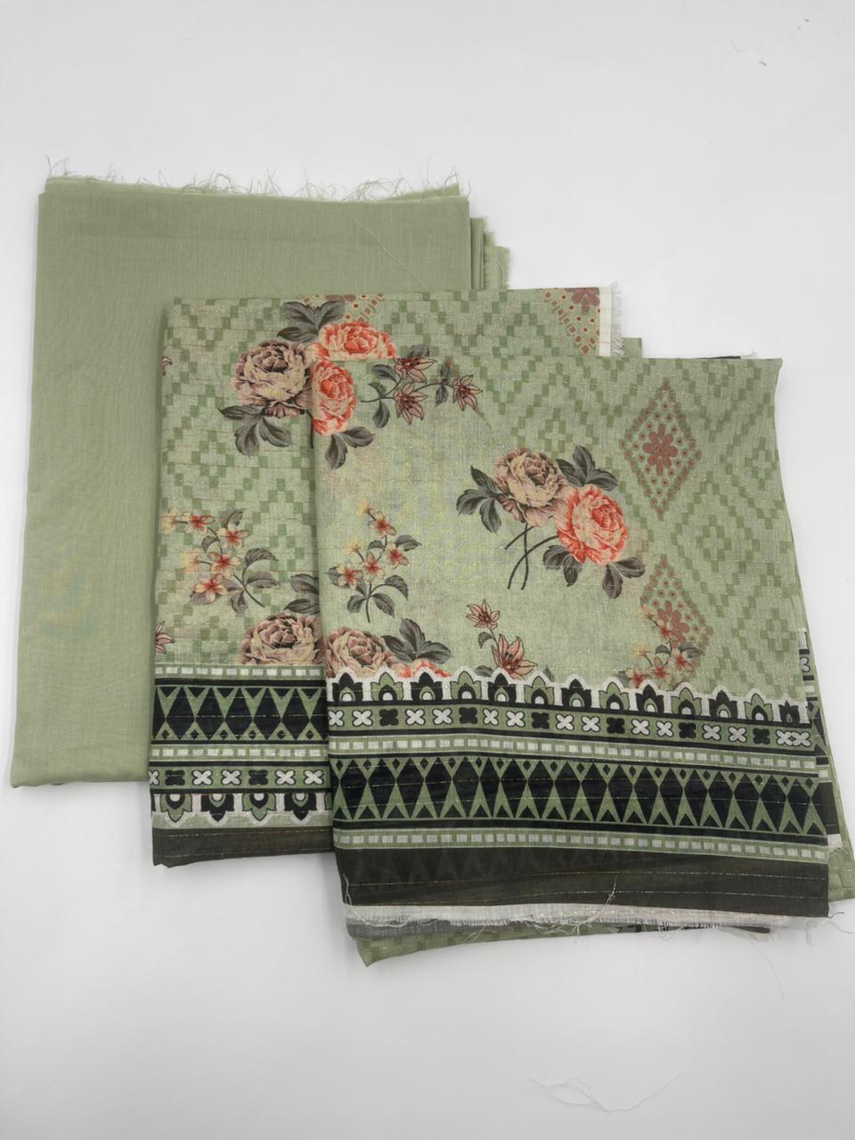 THREE PIECE PRINTED LAWN BRANDS LEFT OVER