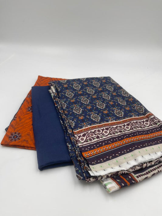 THREE PIECE PRINTED LAWN BRANDS LEFT OVER