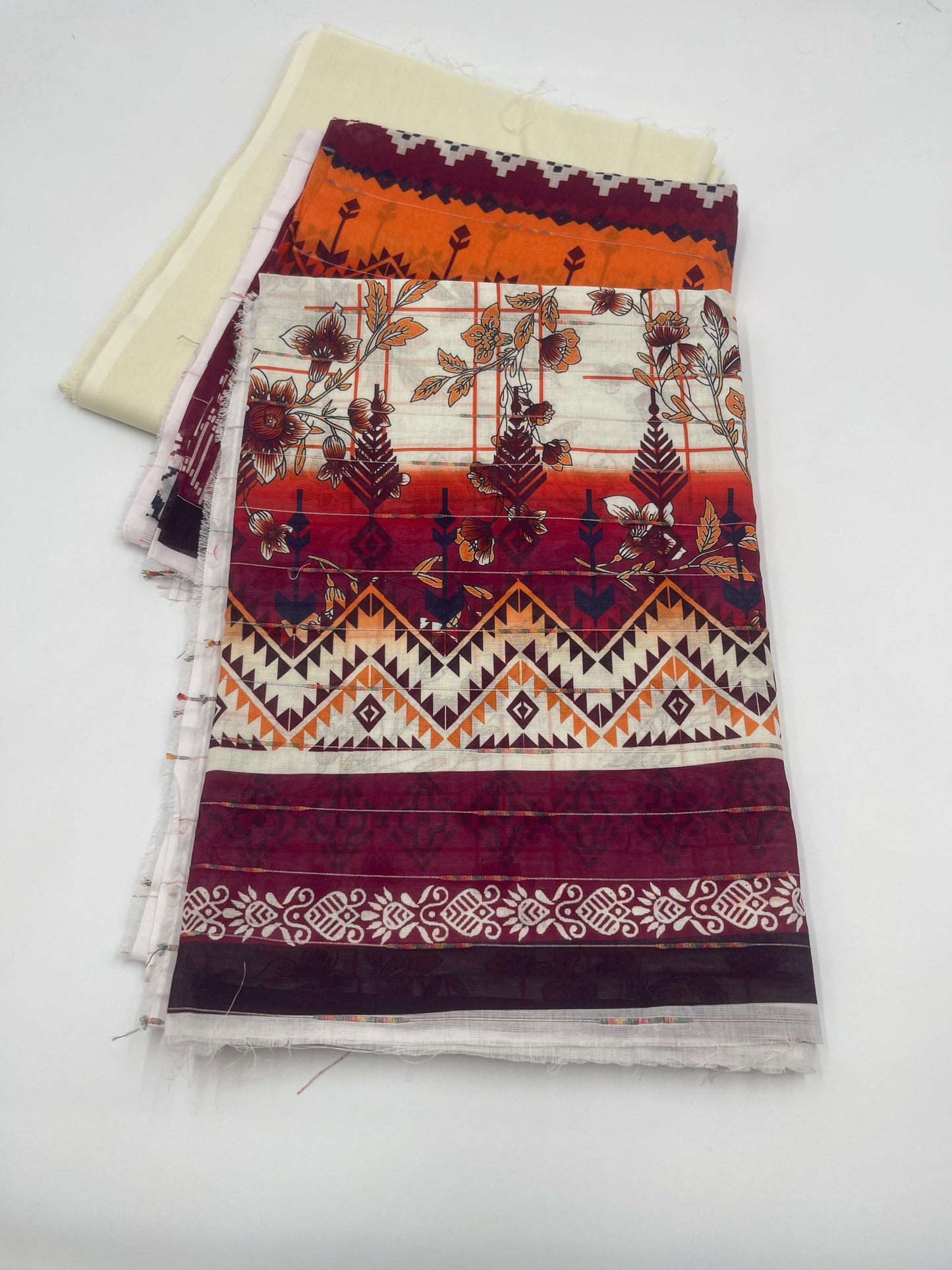 THREE PIECE PRINTED LAWN BRANDS LEFT OVER
